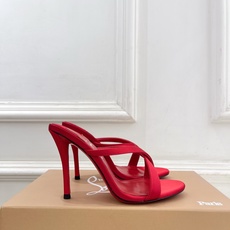 Christian Louboutin路铂廷 26ss ✨ 2026新品 CL极简交叉带高跟拖鞋 红底鞋系列,顶级硬货上 Christian Louboutin路铂廷 26ss ✨ 2026新品 CL极简交叉带高跟拖鞋 红底鞋系列,顶级硬货上