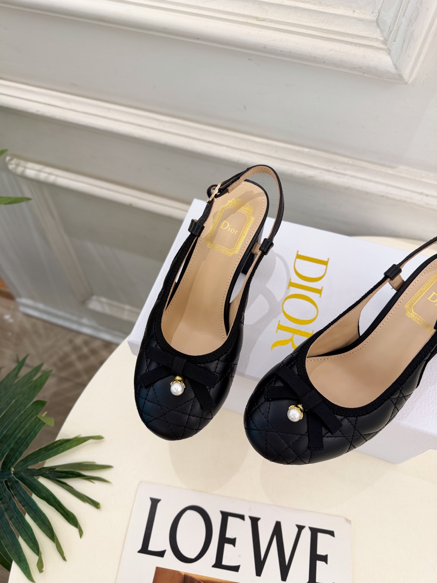 Dior |  迪奥  26𝐬𝐬  🧡💚2026秋冬新品 顶级版本⚠️ 专柜主打新款 J'Adio藤格纹珍珠蝴蝶结后空高