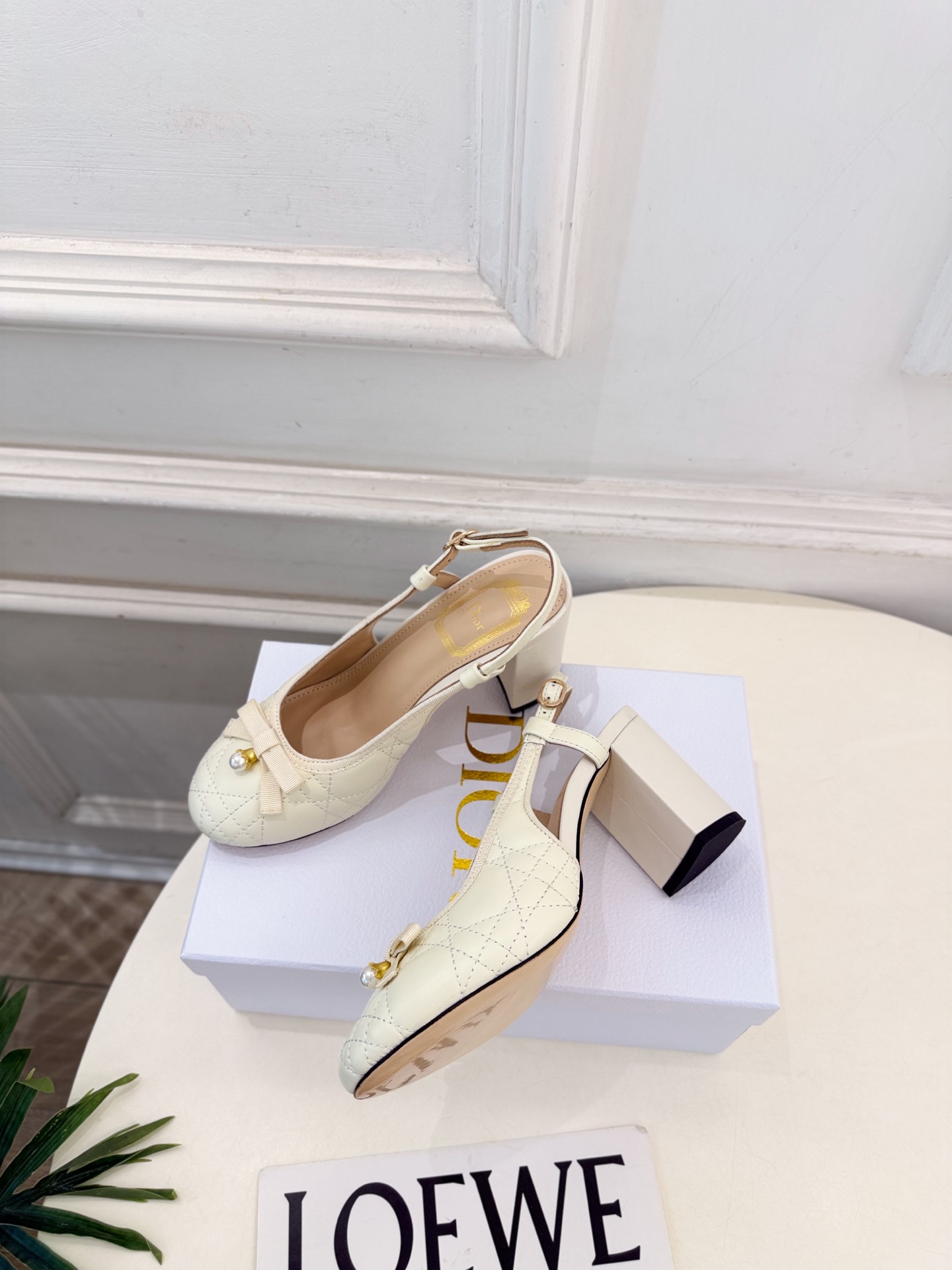 Dior |  迪奥  26𝐬𝐬  🧡💚2026秋冬新品 顶级版本⚠️ 专柜主打新款 J'Adio藤格纹珍珠蝴蝶结后空高
