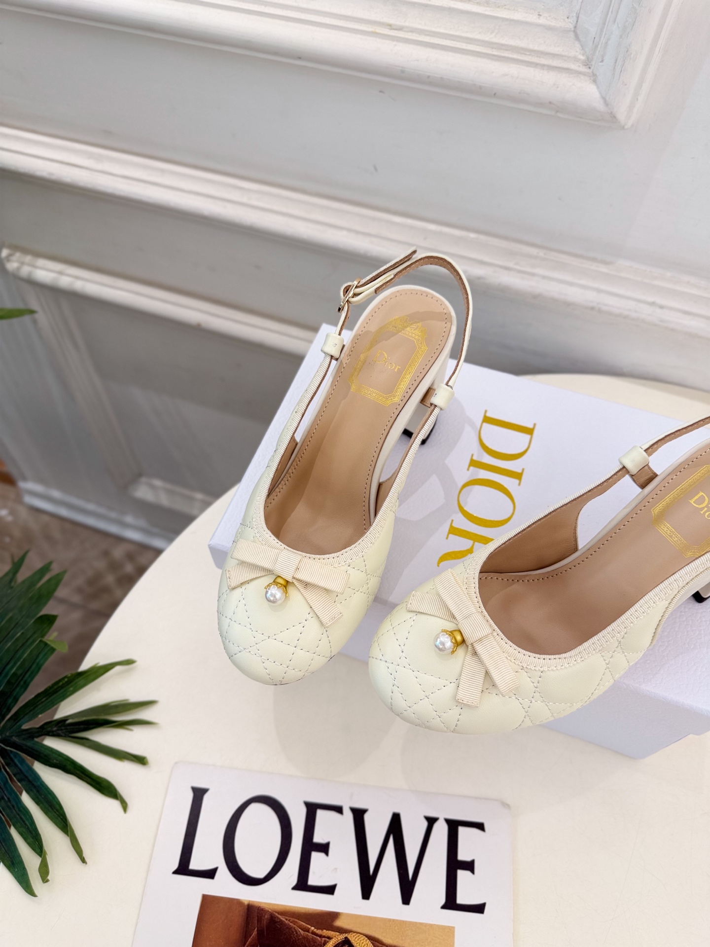 Dior |  迪奥  26𝐬𝐬  🧡💚2026秋冬新品 顶级版本⚠️ 专柜主打新款 J'Adio藤格纹珍珠蝴蝶结后空高