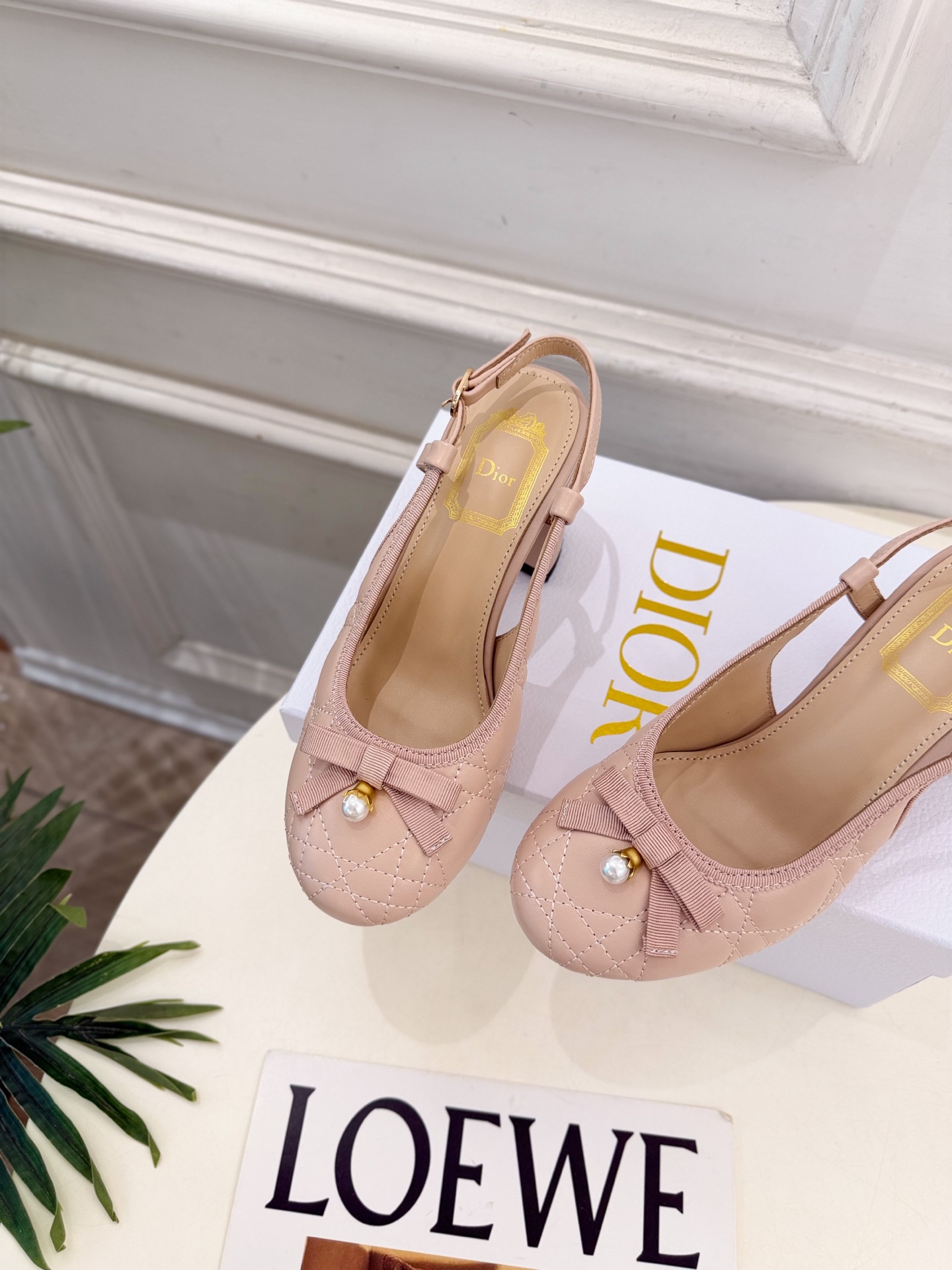 Dior |  迪奥  26𝐬𝐬  🧡💚2026秋冬新品 顶级版本⚠️ 专柜主打新款 J'Adio藤格纹珍珠蝴蝶结后空高