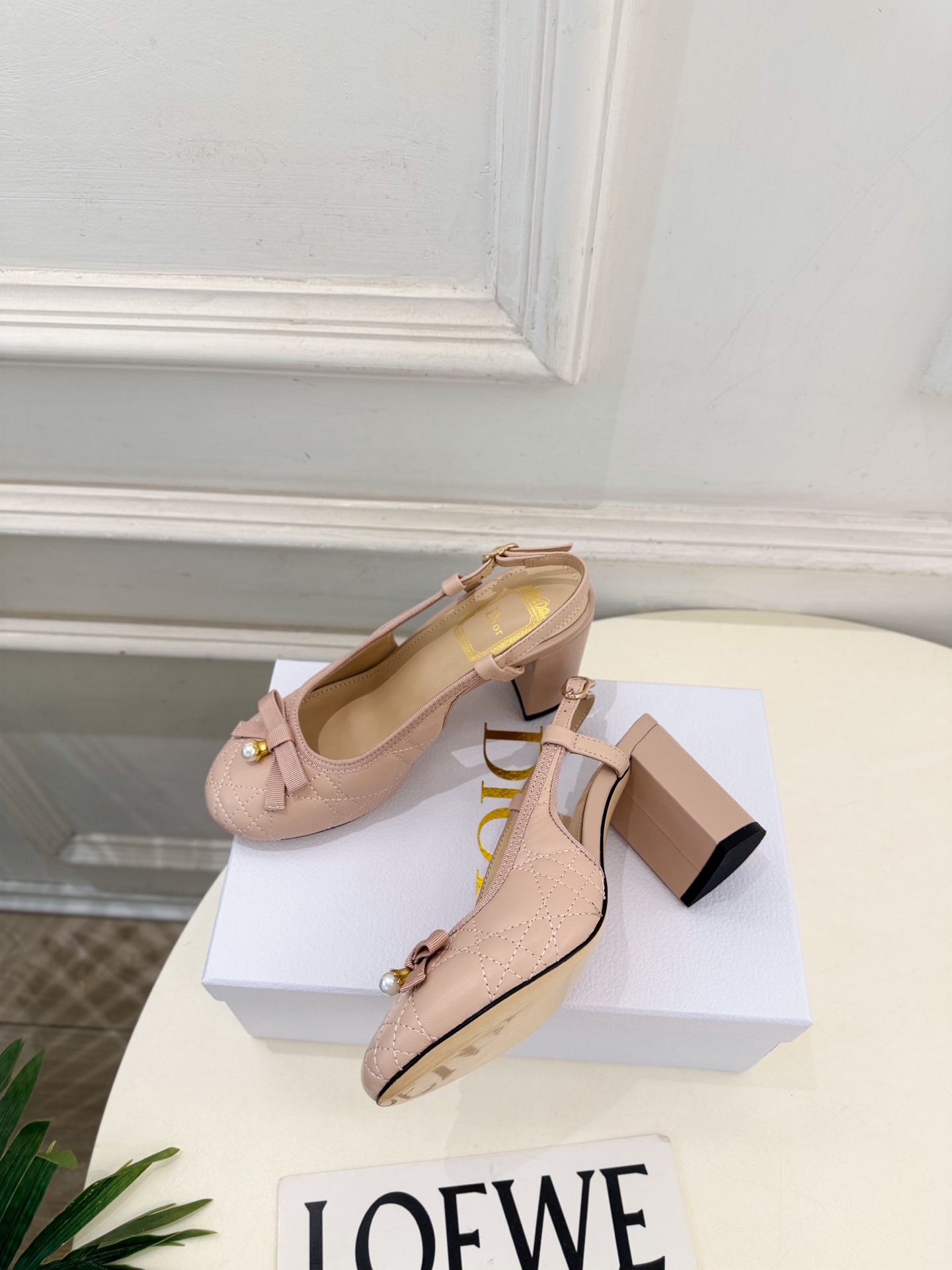 Dior |  迪奥  26𝐬𝐬  🧡💚2026秋冬新品 顶级版本⚠️ 专柜主打新款 J'Adio藤格纹珍珠蝴蝶结后空高