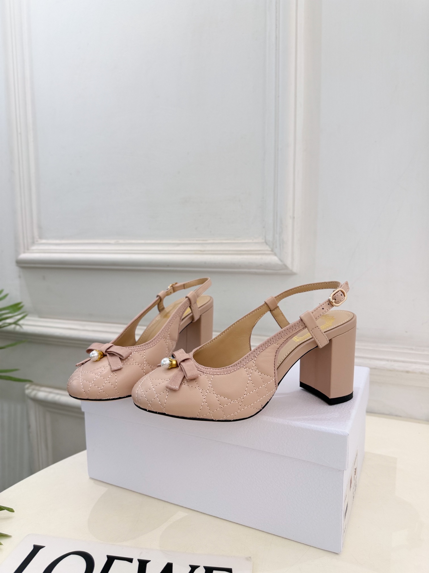 Dior |  迪奥  26𝐬𝐬  🧡💚2026秋冬新品 顶级版本⚠️ 专柜主打新款 J'Adio藤格纹珍珠蝴蝶结后空高