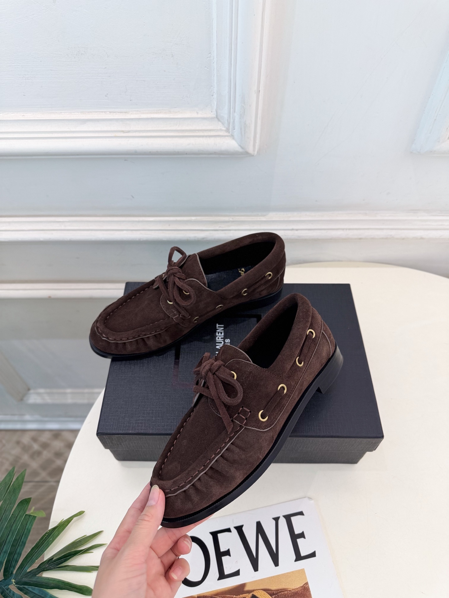 SAIN*LAURENT  圣罗兰  26𝐬𝐬  ☘️2026秋冬新品YSL经典褶皱情侣款乐福小皮鞋 上新☑️ ————