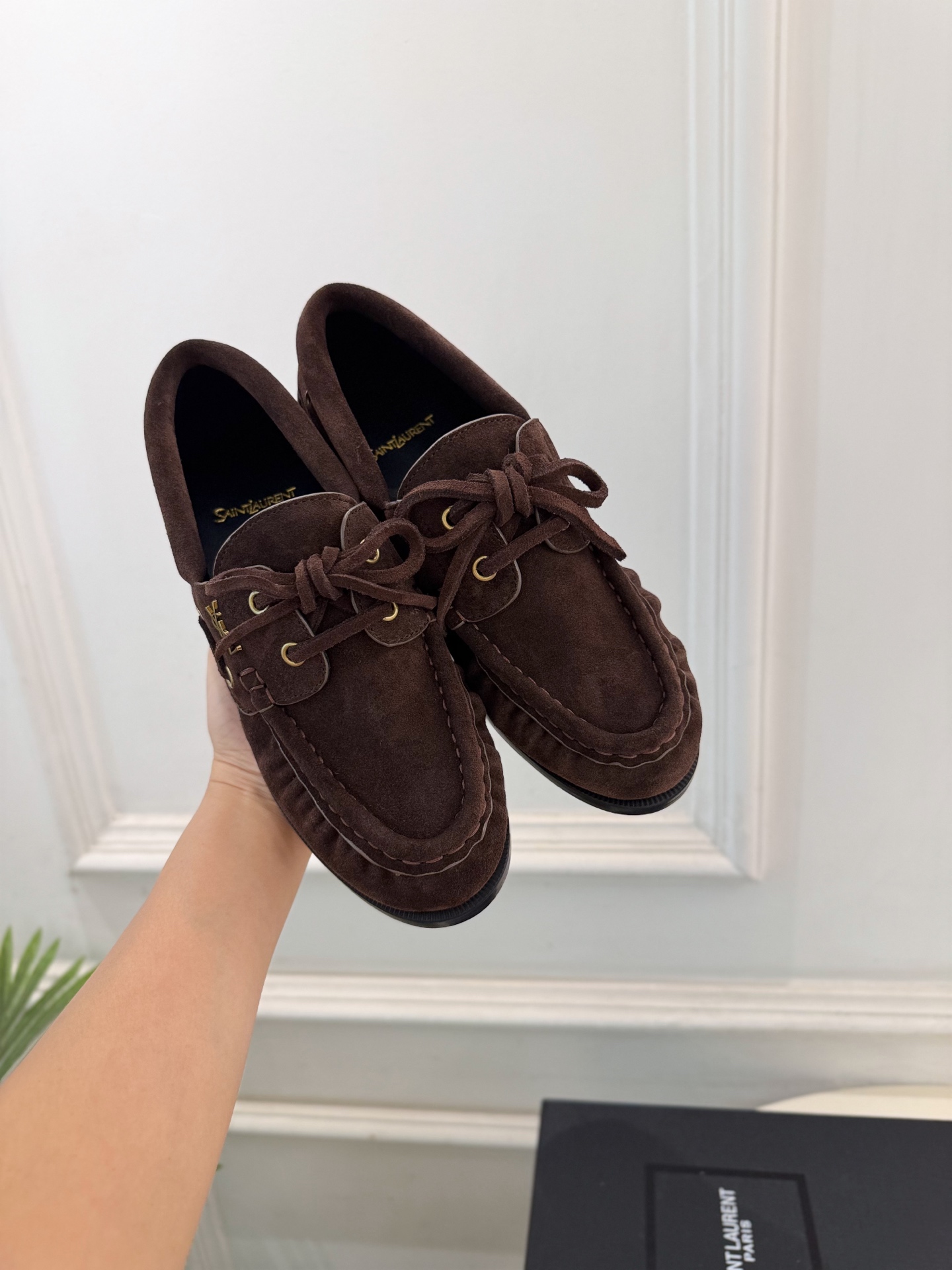 SAIN*LAURENT  圣罗兰  26𝐬𝐬  ☘️2026秋冬新品YSL经典褶皱情侣款乐福小皮鞋 上新☑️ ————