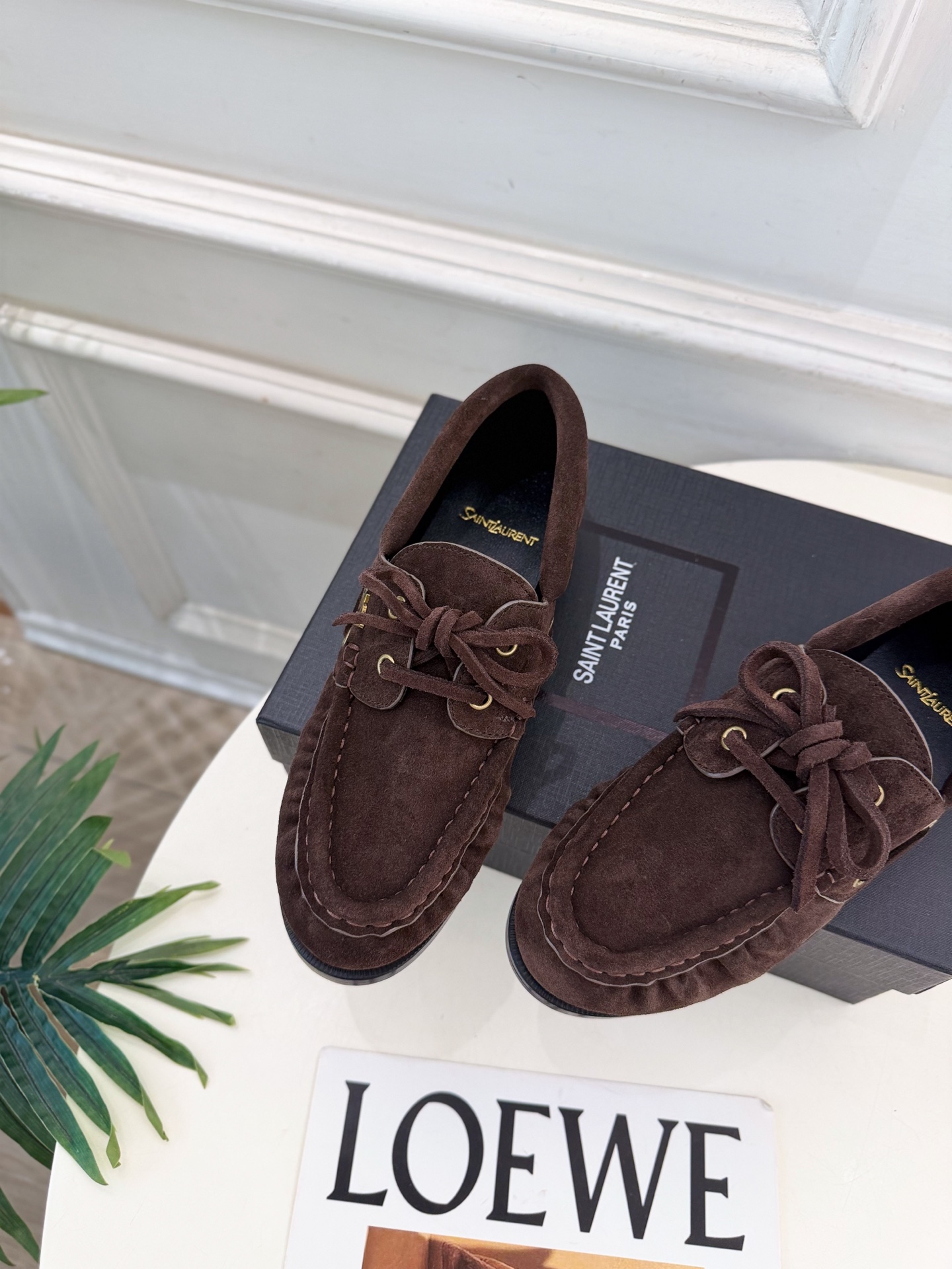 SAIN*LAURENT  圣罗兰  26𝐬𝐬  ☘️2026秋冬新品YSL经典褶皱情侣款乐福小皮鞋 上新☑️ ————