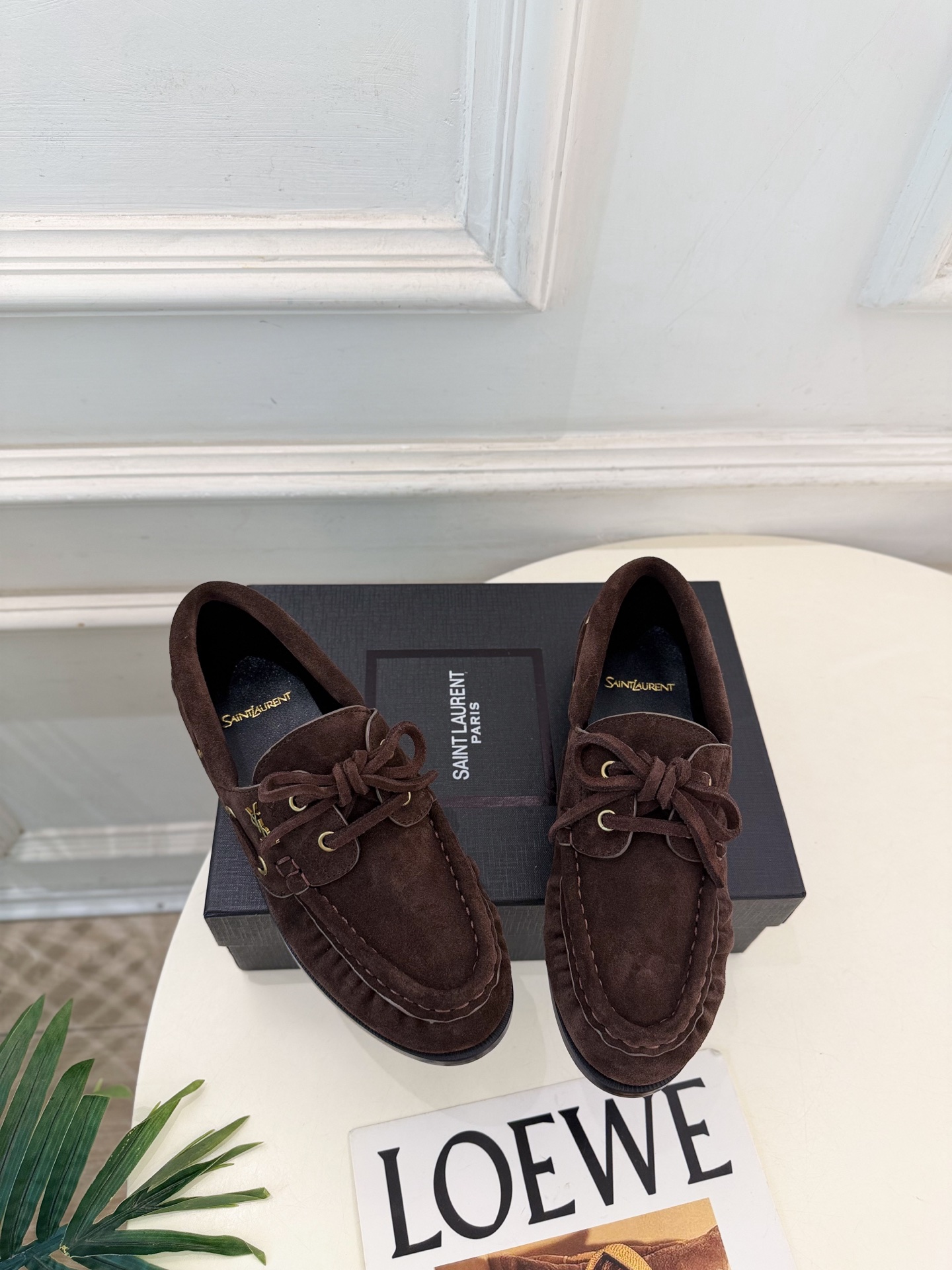 SAIN*LAURENT  圣罗兰  26𝐬𝐬  ☘️2026秋冬新品YSL经典褶皱情侣款乐福小皮鞋 上新☑️ ————