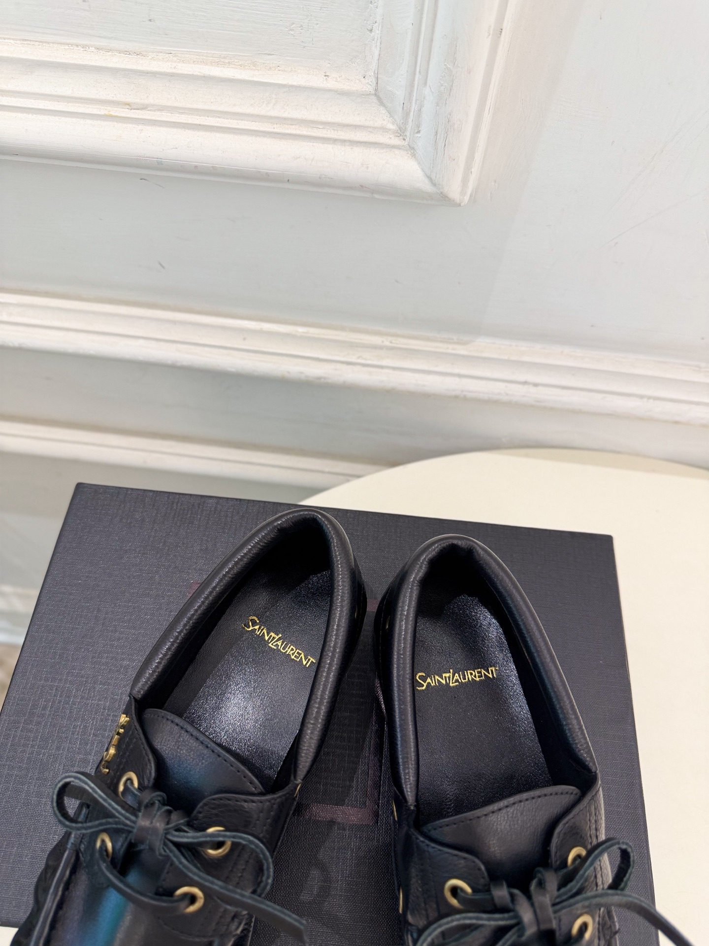 SAIN*LAURENT  圣罗兰  26𝐬𝐬  ☘️2026秋冬新品YSL经典褶皱情侣款乐福小皮鞋 上新☑️ ————