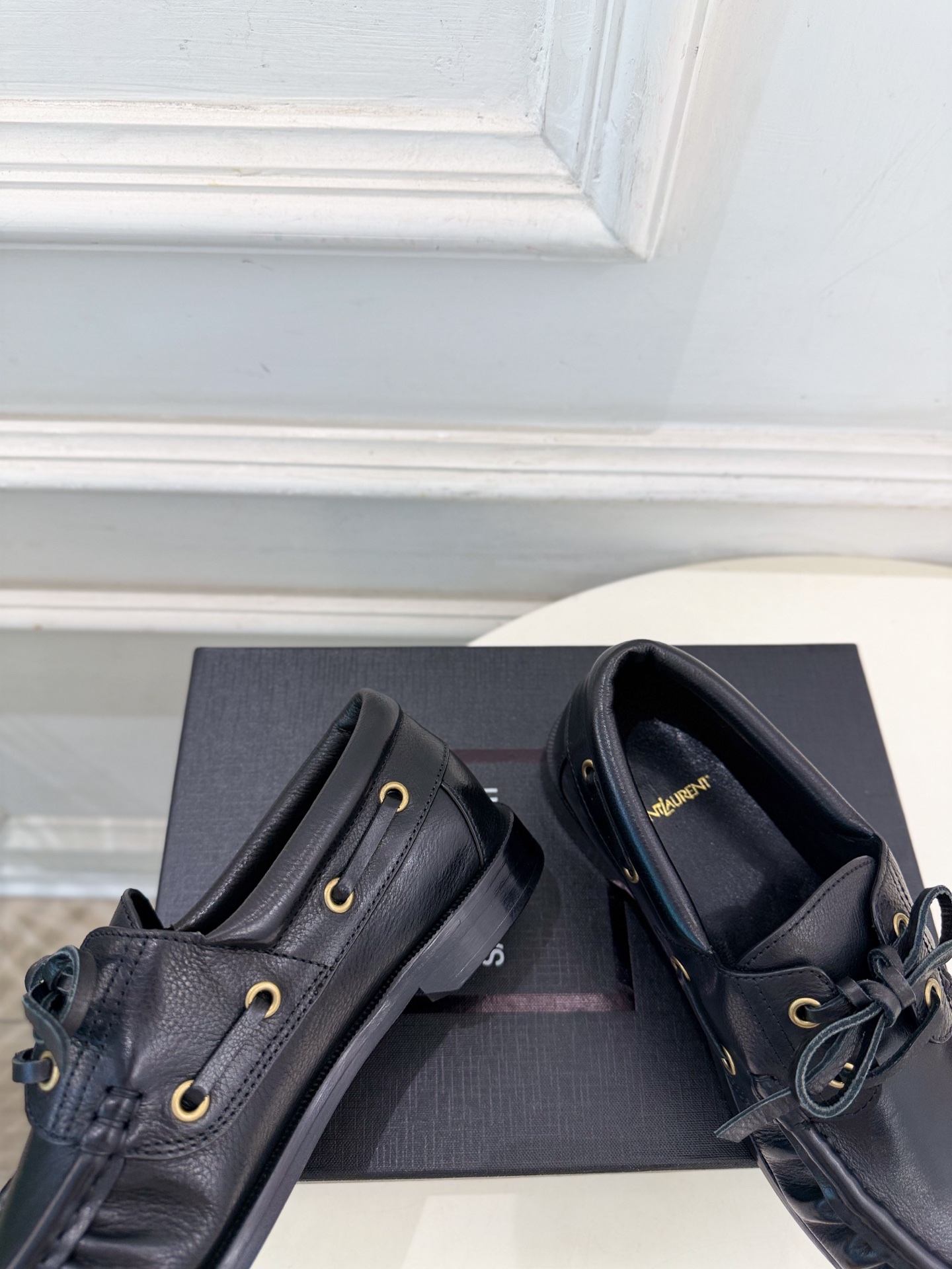 SAIN*LAURENT  圣罗兰  26𝐬𝐬  ☘️2026秋冬新品YSL经典褶皱情侣款乐福小皮鞋 上新☑️ ————
