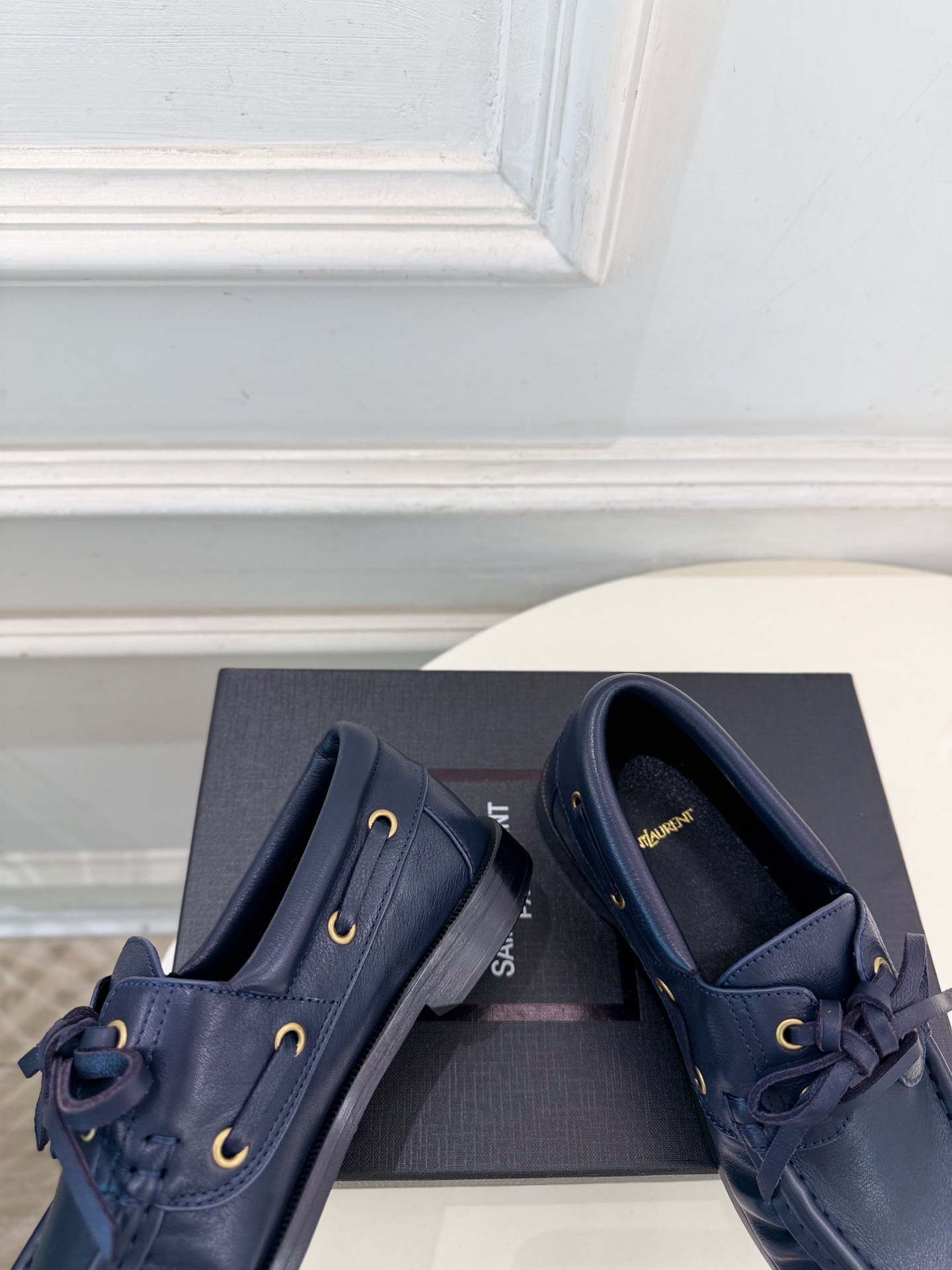 SAIN*LAURENT  圣罗兰  26𝐬𝐬  ☘️2026秋冬新品YSL经典褶皱情侣款乐福小皮鞋 上新☑️ ————