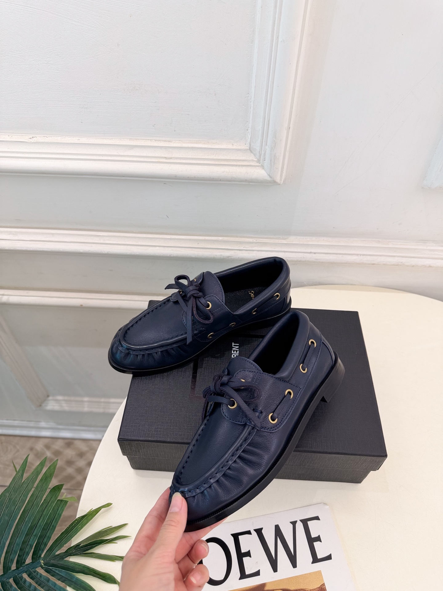 SAIN*LAURENT  圣罗兰  26𝐬𝐬  ☘️2026秋冬新品YSL经典褶皱情侣款乐福小皮鞋 上新☑️ ————
