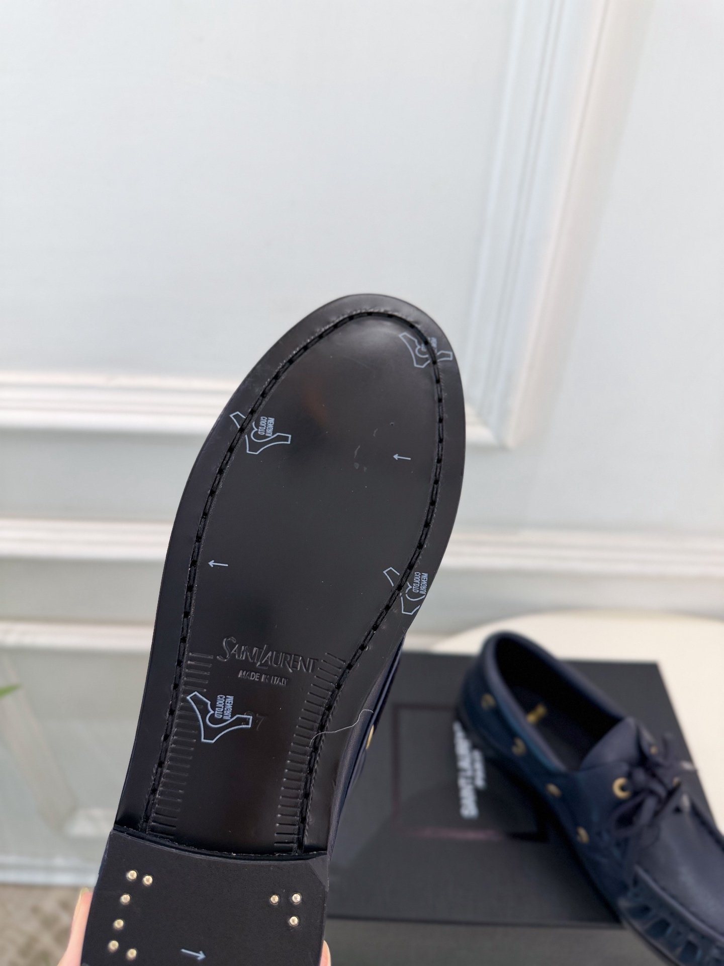 SAIN*LAURENT  圣罗兰  26𝐬𝐬  ☘️2026秋冬新品YSL经典褶皱情侣款乐福小皮鞋 上新☑️ ————