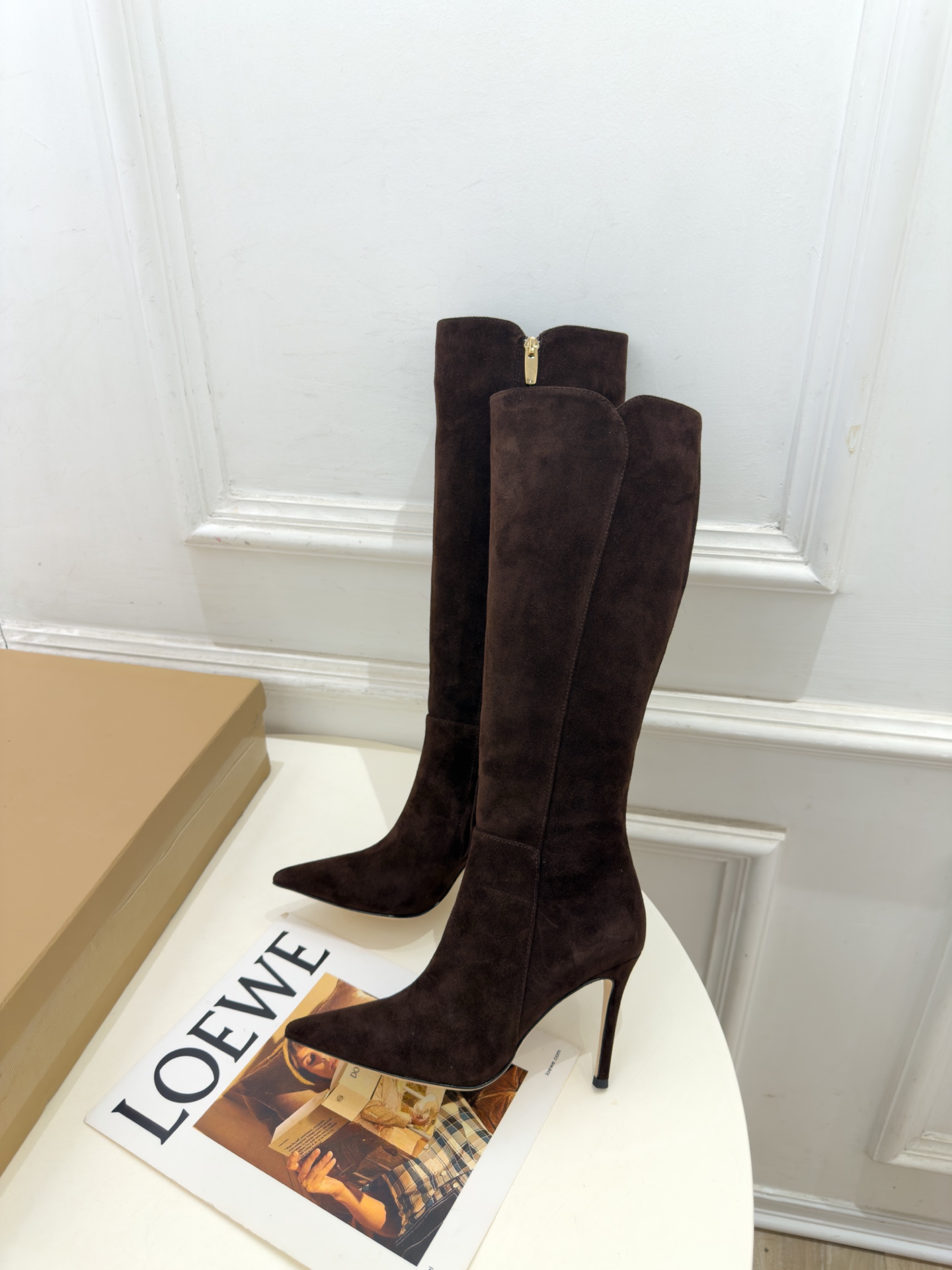 Gianvito Rossi｜吉安维托·罗西  26𝐬𝐬 2026秋冬新品 GR复古尖头侧拉链高跟长靴 火爆上新！ 这鞋