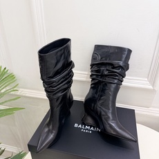 Balmain巴尔曼 代购级别⚠️2026秋冬新品尖头坡跟褶皱堆堆靴————————— 顶级奢侈品牌 低调奢华 设计都 Balmain巴尔曼 代购级别⚠️2026秋冬新品尖头坡跟褶皱堆堆靴————————— 顶级奢侈品牌 低调奢华 设计都