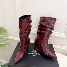 Balmain巴尔曼 代购级别⚠️2026秋冬新品尖头坡跟褶皱堆堆靴————————— 顶级奢侈品牌 低调奢华 设计都 Balmain巴尔曼 代购级别⚠️2026秋冬新品尖头坡跟褶皱堆堆靴————————— 顶级奢侈品牌 低调奢华 设计都