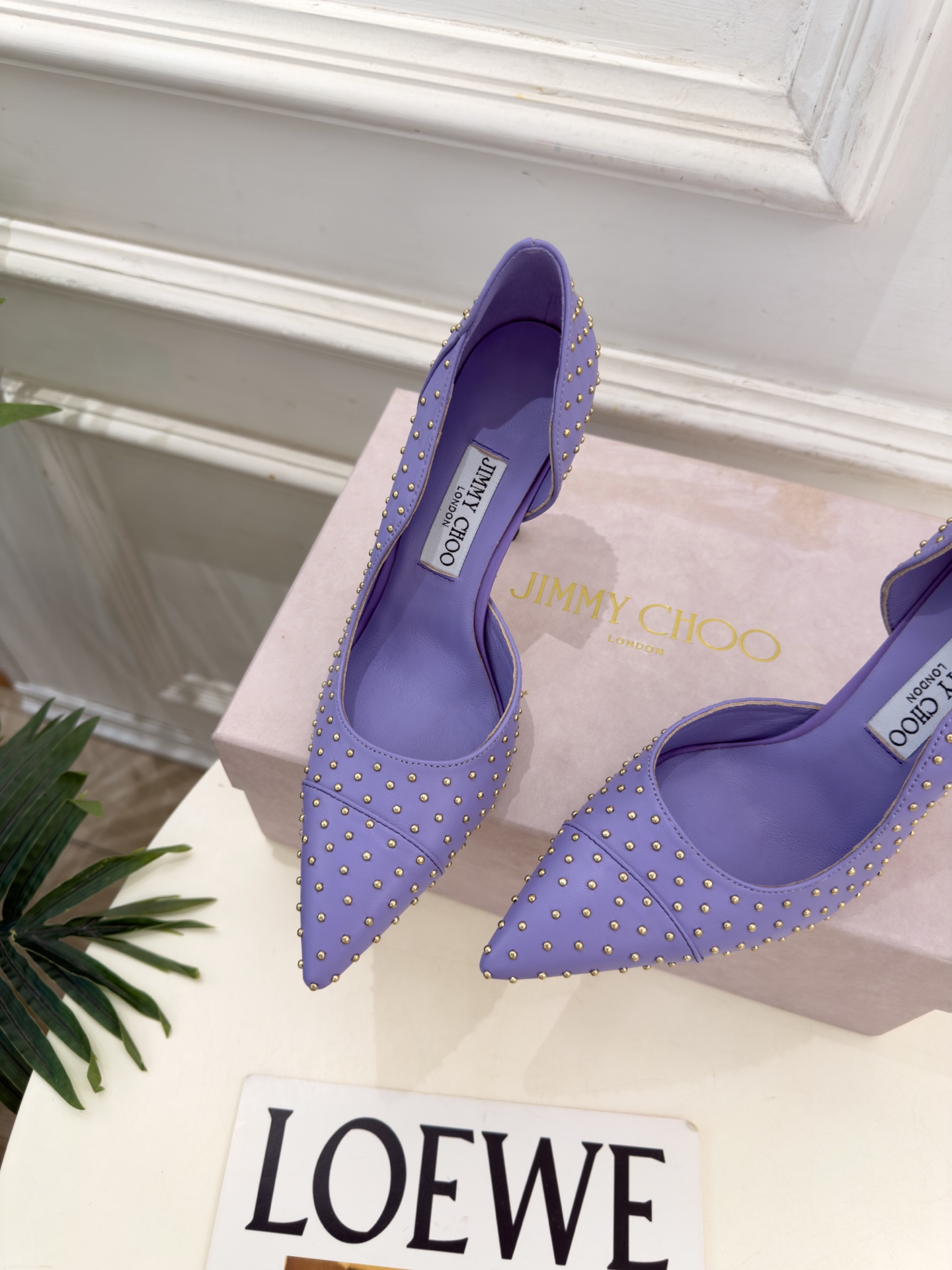 JimmyChoo 吉米周 26𝐬𝐬 ——— ✨ 2026秋冬新品 专柜最新 JC尖头鉚钉内空高跟鞋 BS名 JimmyChoo 吉米周 26𝐬𝐬 ——— ✨ 2026秋冬新品 专柜最新 JC尖头鉚钉内空高跟鞋 BS名