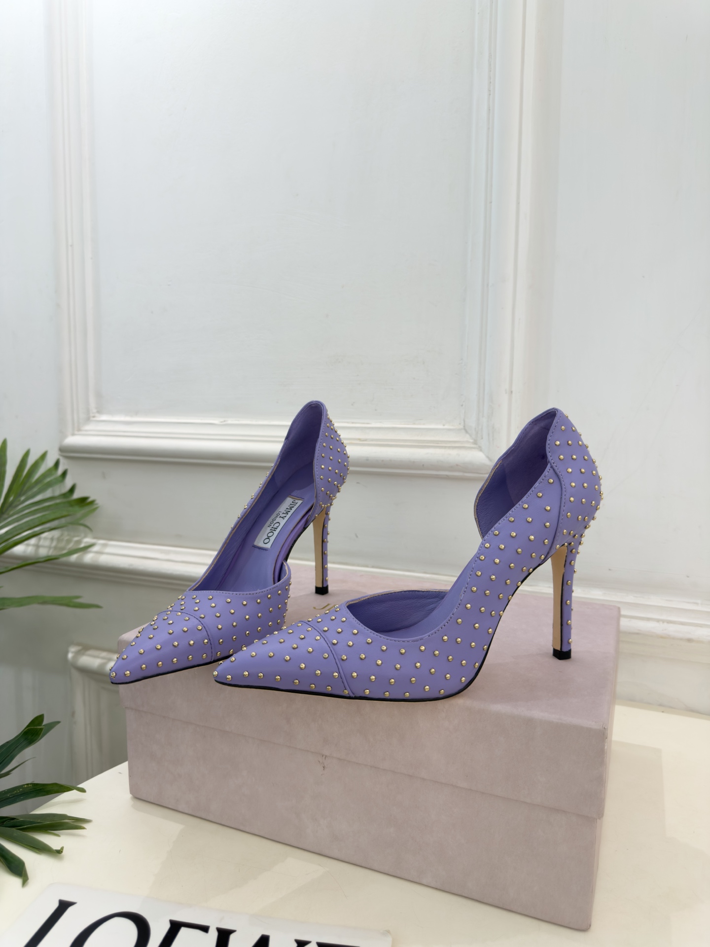 JimmyChoo 吉米周 26𝐬𝐬 ——— ✨ 2026秋冬新品 专柜最新 JC尖头鉚钉内空高跟鞋 BS名 JimmyChoo 吉米周 26𝐬𝐬 ——— ✨ 2026秋冬新品 专柜最新 JC尖头鉚钉内空高跟鞋 BS名