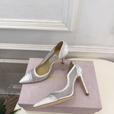 JimmyChoo 吉米周 26𝐬𝐬 ——— ✨ 2026秋冬新品 专柜最新JC尖头网纱水钻内空高跟鞋 BS JimmyChoo 吉米周 26𝐬𝐬 ——— ✨ 2026秋冬新品 专柜最新JC尖头网纱水钻内空高跟鞋 BS