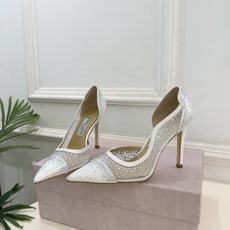 JimmyChoo 吉米周 26𝐬𝐬 ——— ✨ 2026秋冬新品 专柜最新JC尖头网纱水钻内空高跟鞋 BS JimmyChoo 吉米周 26𝐬𝐬 ——— ✨ 2026秋冬新品 专柜最新JC尖头网纱水钻内空高跟鞋 BS