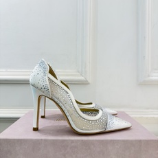 JimmyChoo 吉米周 26𝐬𝐬 ——— ✨ 2026秋冬新品 专柜最新JC尖头网纱水钻内空高跟鞋 BS JimmyChoo 吉米周 26𝐬𝐬 ——— ✨ 2026秋冬新品 专柜最新JC尖头网纱水钻内空高跟鞋 BS