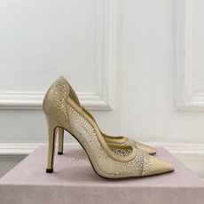 JimmyChoo 吉米周 26𝐬𝐬 ——— ✨ 2026秋冬新品 专柜最新JC尖头网纱水钻内空高跟鞋 BS JimmyChoo 吉米周 26𝐬𝐬 ——— ✨ 2026秋冬新品 专柜最新JC尖头网纱水钻内空高跟鞋 BS