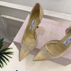 JimmyChoo 吉米周 26𝐬𝐬 ——— ✨ 2026秋冬新品 专柜最新JC尖头网纱水钻内空高跟鞋 BS JimmyChoo 吉米周 26𝐬𝐬 ——— ✨ 2026秋冬新品 专柜最新JC尖头网纱水钻内空高跟鞋 BS