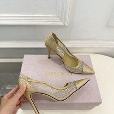 JimmyChoo 吉米周 26𝐬𝐬 ——— ✨ 2026秋冬新品 专柜最新JC尖头网纱水钻内空高跟鞋 BS JimmyChoo 吉米周 26𝐬𝐬 ——— ✨ 2026秋冬新品 专柜最新JC尖头网纱水钻内空高跟鞋 BS