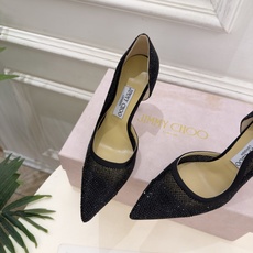 JimmyChoo 吉米周 26𝐬𝐬 ——— ✨ 2026秋冬新品 专柜最新 JC尖头水晶网眼布内空高跟鞋 JimmyChoo 吉米周 26𝐬𝐬 ——— ✨ 2026秋冬新品 专柜最新 JC尖头水晶网眼布内空高跟鞋