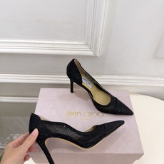 JimmyChoo 吉米周 26𝐬𝐬 ——— ✨ 2026秋冬新品 专柜最新 JC尖头水晶网眼布内空高跟鞋 JimmyChoo 吉米周 26𝐬𝐬 ——— ✨ 2026秋冬新品 专柜最新 JC尖头水晶网眼布内空高跟鞋