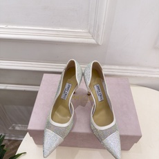 JimmyChoo 吉米周 26𝐬𝐬 ——— ✨ 2026秋冬新品 专柜最新 JC尖头水晶网眼布内空高跟鞋 JimmyChoo 吉米周 26𝐬𝐬 ——— ✨ 2026秋冬新品 专柜最新 JC尖头水晶网眼布内空高跟鞋