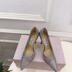 JimmyChoo 吉米周 26𝐬𝐬 ——— ✨ 2026秋冬新品 专柜最新 JC尖头水晶网眼布内空高跟鞋 JimmyChoo 吉米周 26𝐬𝐬 ——— ✨ 2026秋冬新品 专柜最新 JC尖头水晶网眼布内空高跟鞋