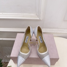 JimmyChoo 吉米周 26𝐬𝐬 ——— ✨ 2026秋冬新品 专柜最新 JC尖头水晶网眼布内空高跟鞋 JimmyChoo 吉米周 26𝐬𝐬 ——— ✨ 2026秋冬新品 专柜最新 JC尖头水晶网眼布内空高跟鞋