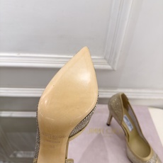 JimmyChoo 吉米周 26𝐬𝐬 ——— ✨ 2026秋冬新品 专柜最新 JC尖头水晶网眼布内空高跟鞋 JimmyChoo 吉米周 26𝐬𝐬 ——— ✨ 2026秋冬新品 专柜最新 JC尖头水晶网眼布内空高跟鞋