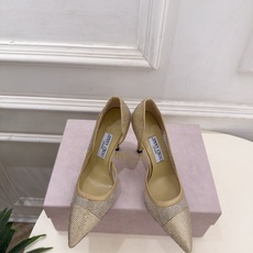 JimmyChoo 吉米周 26𝐬𝐬 ——— ✨ 2026秋冬新品 专柜最新 JC尖头水晶网眼布内空高跟鞋 JimmyChoo 吉米周 26𝐬𝐬 ——— ✨ 2026秋冬新品 专柜最新 JC尖头水晶网眼布内空高跟鞋