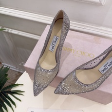 JimmyChoo 吉米周 26𝐬𝐬 ——— ✨ 2026秋冬新品 专柜最新JC尖头网纱水钻高跟鞋 BS名媛 JimmyChoo 吉米周 26𝐬𝐬 ——— ✨ 2026秋冬新品 专柜最新JC尖头网纱水钻高跟鞋 BS名媛