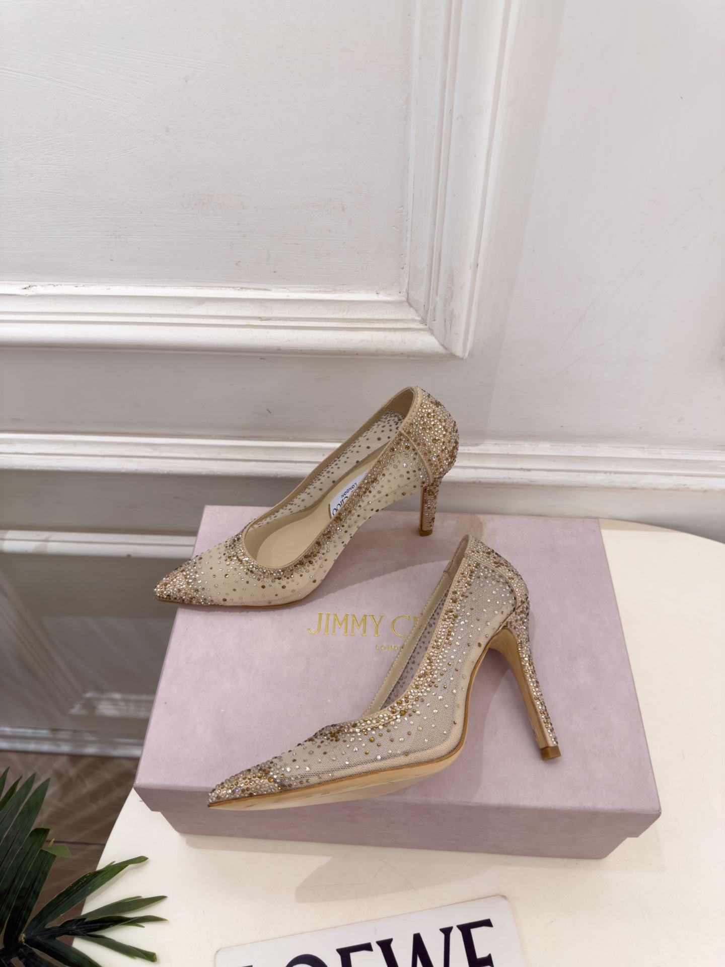JimmyChoo 吉米周 26𝐬𝐬 ——— ✨ 2026秋冬新品 专柜最新JC尖头网纱水钻高跟鞋 BS名媛 JimmyChoo 吉米周 26𝐬𝐬 ——— ✨ 2026秋冬新品 专柜最新JC尖头网纱水钻高跟鞋 BS名媛