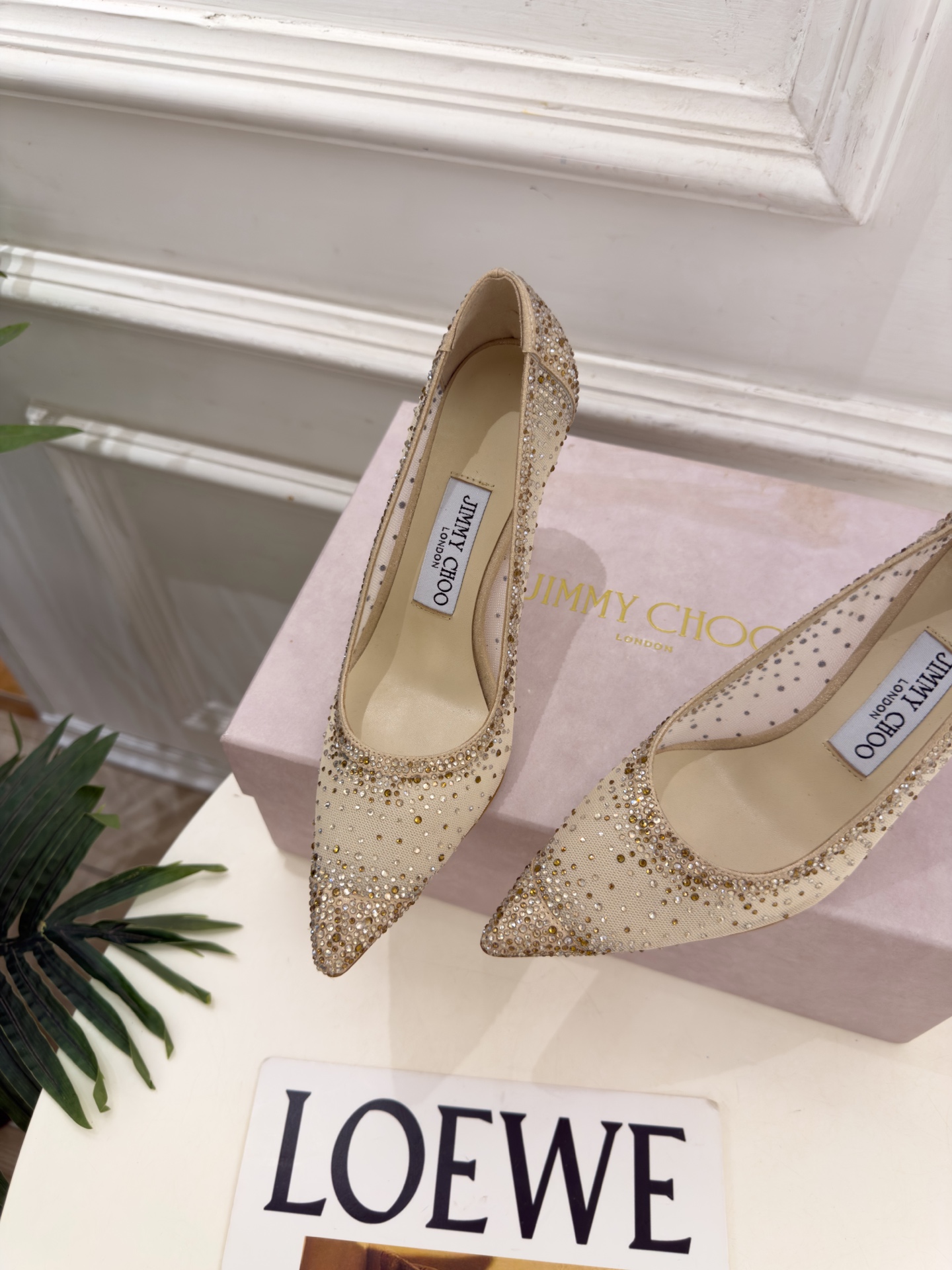 JimmyChoo 吉米周 26𝐬𝐬 ——— ✨ 2026秋冬新品 专柜最新JC尖头网纱水钻高跟鞋 BS名媛 JimmyChoo 吉米周 26𝐬𝐬 ——— ✨ 2026秋冬新品 专柜最新JC尖头网纱水钻高跟鞋 BS名媛