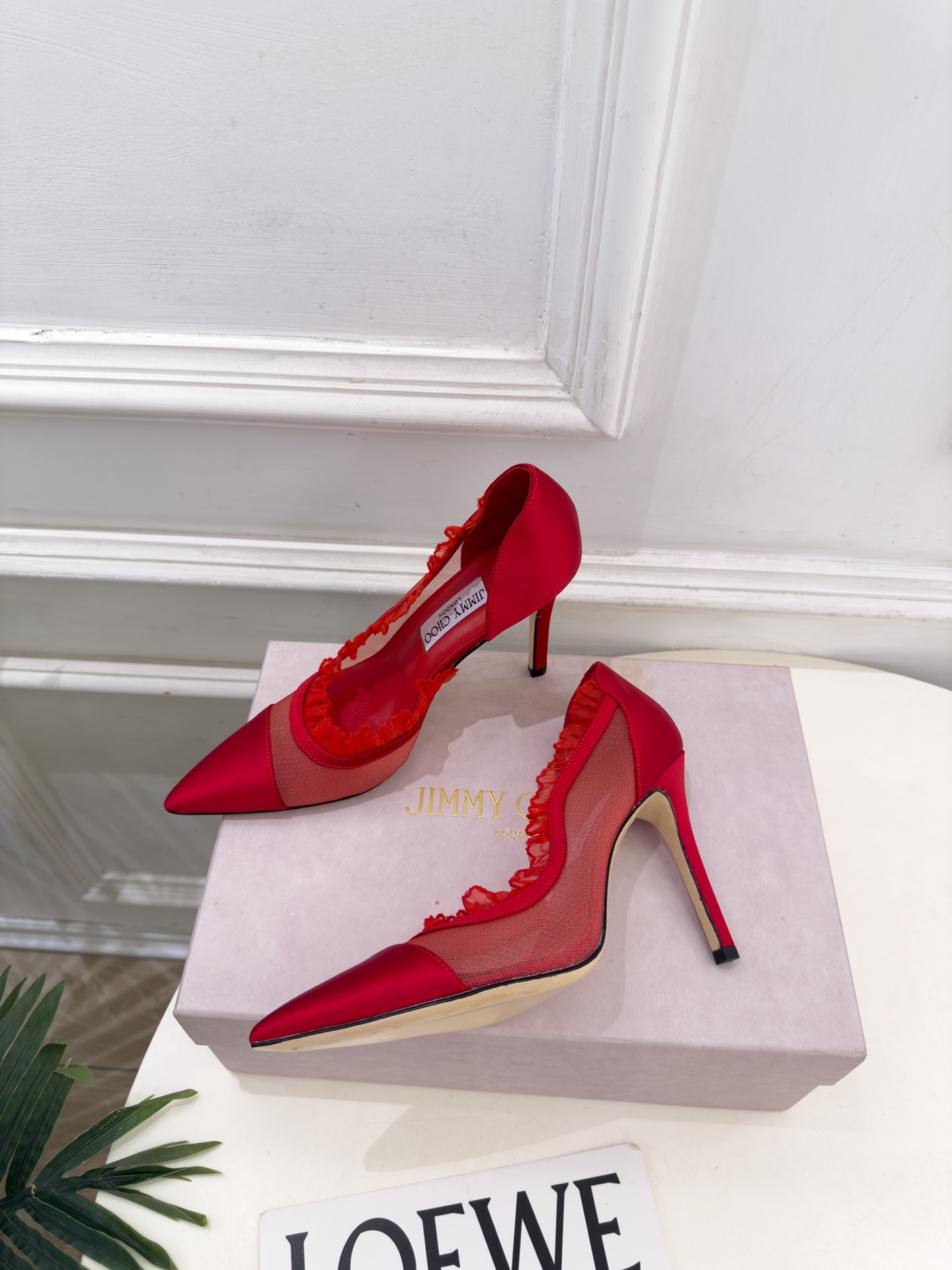 JimmyChoo 吉米周 26𝐬𝐬 ——— ✨ 2026秋冬新品 专柜最新 JC尖头网纱内空高跟鞋 BS名 JimmyChoo 吉米周 26𝐬𝐬 ——— ✨ 2026秋冬新品 专柜最新 JC尖头网纱内空高跟鞋 BS名