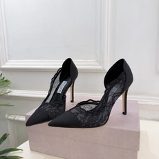 JimmyChoo 吉米周 26𝐬𝐬 ——— ✨ 2026秋冬新品 专柜最新JC尖头蕾丝缎面内空高跟鞋 BS JimmyChoo 吉米周 26𝐬𝐬 ——— ✨ 2026秋冬新品 专柜最新JC尖头蕾丝缎面内空高跟鞋 BS