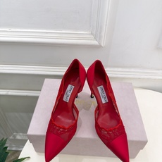 JimmyChoo 吉米周 26𝐬𝐬 ——— ✨ 2026秋冬新品 专柜最新JC尖头蕾丝缎面内空高跟鞋 BS JimmyChoo 吉米周 26𝐬𝐬 ——— ✨ 2026秋冬新品 专柜最新JC尖头蕾丝缎面内空高跟鞋 BS