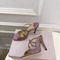 JimmyChoo 吉米周 26𝐬𝐬 ——— ✨ 2026新品 专柜最新JC水钻渐变色鱼嘴高跟拖鞋 BS名媛 JimmyChoo 吉米周 26𝐬𝐬 ——— ✨ 2026新品 专柜最新JC水钻渐变色鱼嘴高跟拖鞋 BS名媛