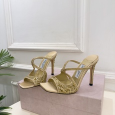 JimmyChoo 吉米周 26𝐬𝐬 ——— ✨ 2026新品 专柜最新JC水钻渐变色鱼嘴高跟拖鞋 BS名媛 JimmyChoo 吉米周 26𝐬𝐬 ——— ✨ 2026新品 专柜最新JC水钻渐变色鱼嘴高跟拖鞋 BS名媛