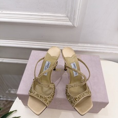 JimmyChoo 吉米周 26𝐬𝐬 ——— ✨ 2026新品 专柜最新JC水钻渐变色鱼嘴高跟拖鞋 BS名媛 JimmyChoo 吉米周 26𝐬𝐬 ——— ✨ 2026新品 专柜最新JC水钻渐变色鱼嘴高跟拖鞋 BS名媛