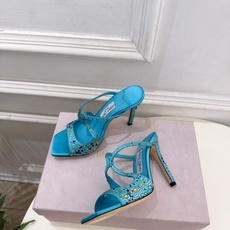 JimmyChoo 吉米周 26𝐬𝐬 ——— ✨ 2026新品 专柜最新JC水钻渐变色鱼嘴高跟拖鞋 BS名媛 JimmyChoo 吉米周 26𝐬𝐬 ——— ✨ 2026新品 专柜最新JC水钻渐变色鱼嘴高跟拖鞋 BS名媛