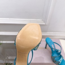 JimmyChoo 吉米周 26𝐬𝐬 ——— ✨ 2026新品 专柜最新JC水钻渐变色鱼嘴高跟拖鞋 BS名媛 JimmyChoo 吉米周 26𝐬𝐬 ——— ✨ 2026新品 专柜最新JC水钻渐变色鱼嘴高跟拖鞋 BS名媛