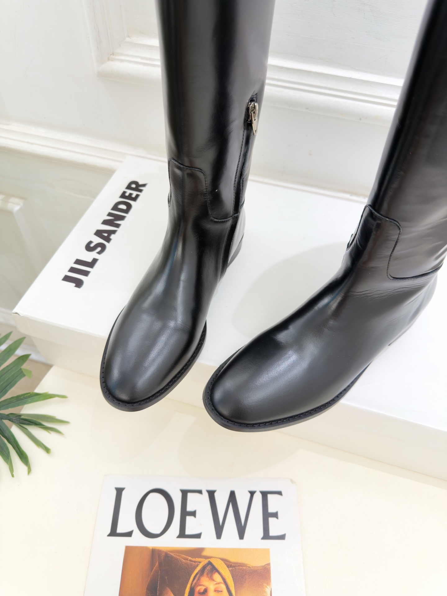 Jil Sander(吉尔·桑达）2026 秋冬新品 JD极简复古内拉链骑士长靴———————— JS作为这两年最受欢迎