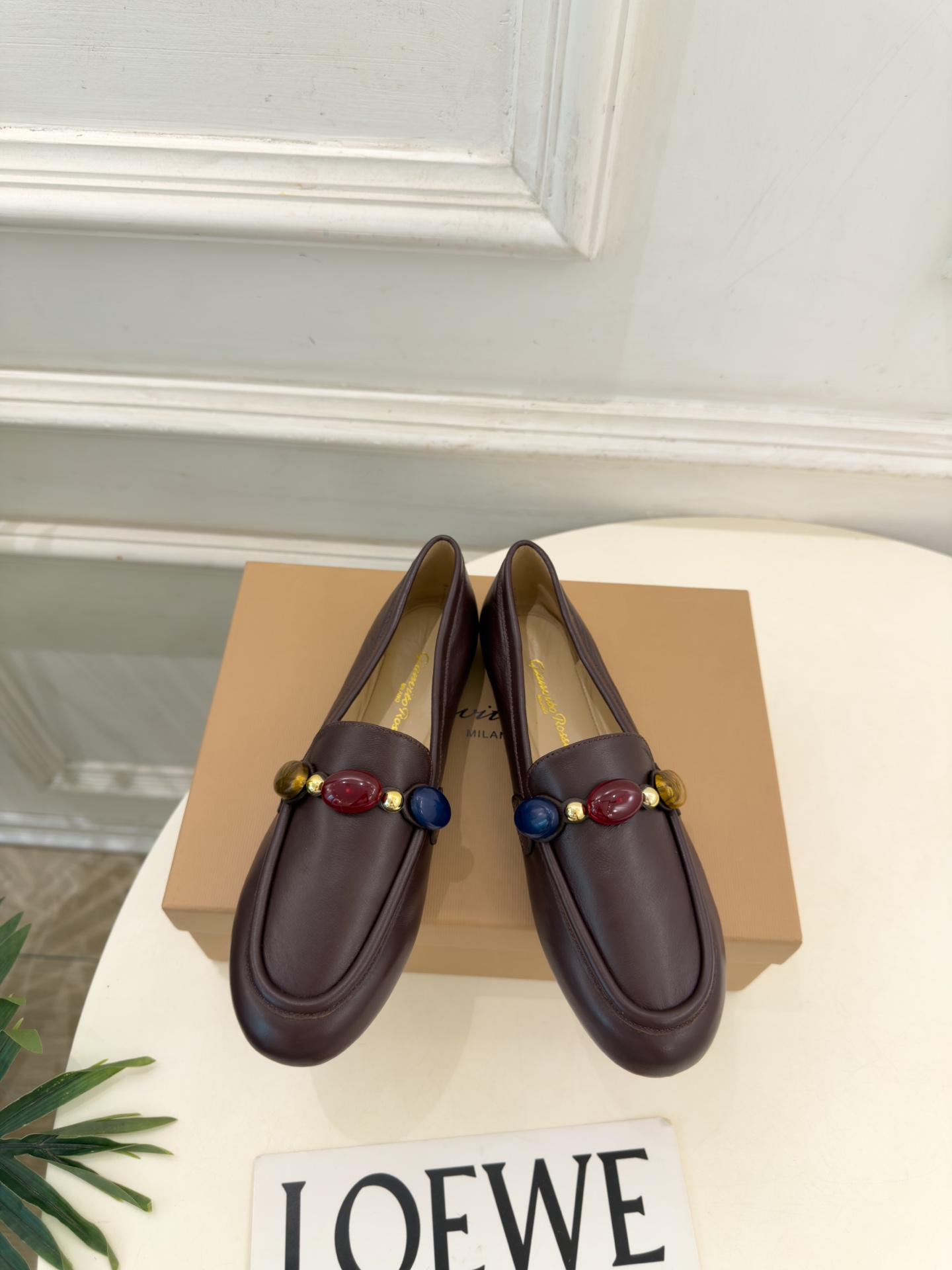 Gianvito Rossi|吉安维托·罗西 26𝐬𝐬 2026秋冬新品 GR彩色宝石平底乐福鞋 火爆上新! 这鞋绝对 Gianvito Rossi|吉安维托·罗西 26𝐬𝐬 2026秋冬新品 GR彩色宝石平底乐福鞋 火爆上新! 这鞋绝对