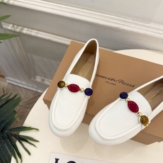Gianvito Rossi|吉安维托·罗西 26𝐬𝐬 2026秋冬新品 GR彩色宝石平底乐福鞋 火爆上新! 这鞋绝对 Gianvito Rossi|吉安维托·罗西 26𝐬𝐬 2026秋冬新品 GR彩色宝石平底乐福鞋 火爆上新! 这鞋绝对