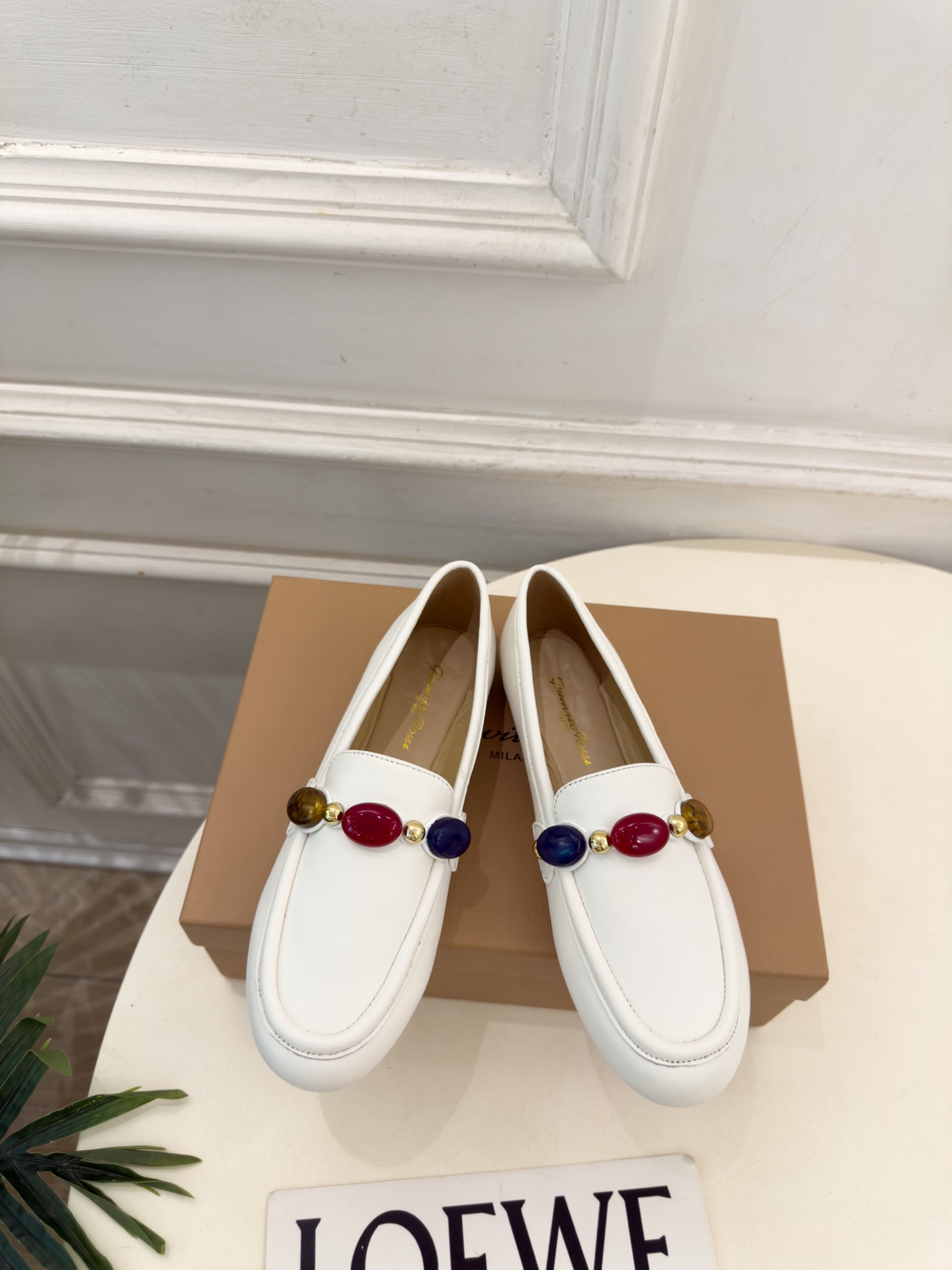 Gianvito Rossi|吉安维托·罗西 26𝐬𝐬 2026秋冬新品 GR彩色宝石平底乐福鞋 火爆上新! 这鞋绝对 Gianvito Rossi|吉安维托·罗西 26𝐬𝐬 2026秋冬新品 GR彩色宝石平底乐福鞋 火爆上新! 这鞋绝对