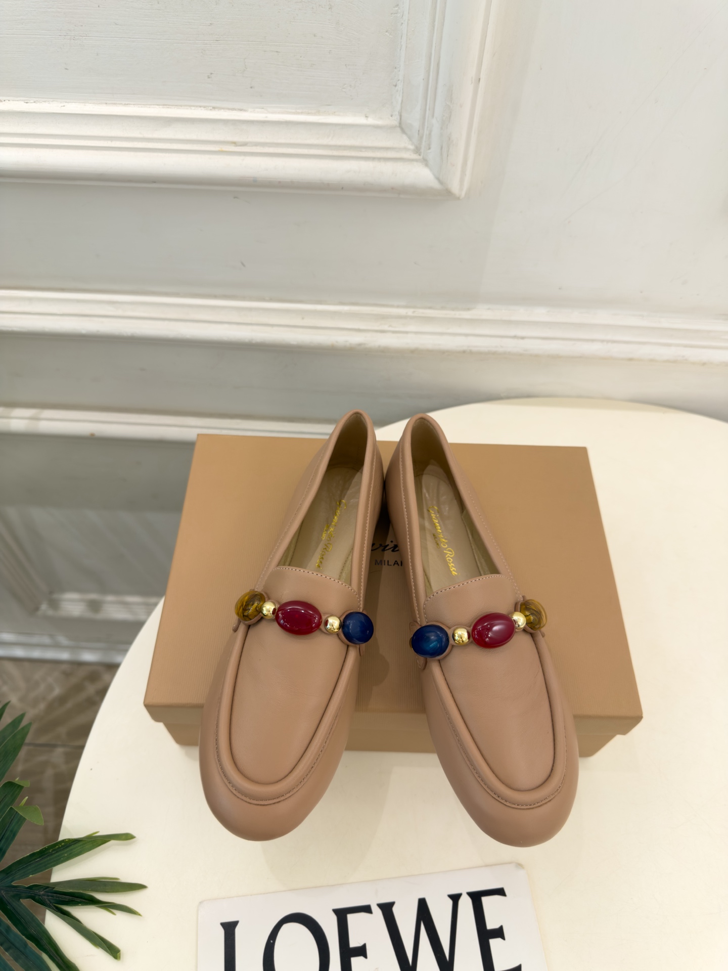 Gianvito Rossi|吉安维托·罗西 26𝐬𝐬 2026秋冬新品 GR彩色宝石平底乐福鞋 火爆上新! 这鞋绝对 Gianvito Rossi|吉安维托·罗西 26𝐬𝐬 2026秋冬新品 GR彩色宝石平底乐福鞋 火爆上新! 这鞋绝对